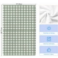 thumbnail image 6 of Dish Towels, Rustic Checkered Plaid Absorbent Kitchen Towels 1 PC, Sage Green Microfiber Hand Towels Dish Cloths Tea Towels for Home&nbsp; Bathroom,18X28-Inch,, 6 of 6