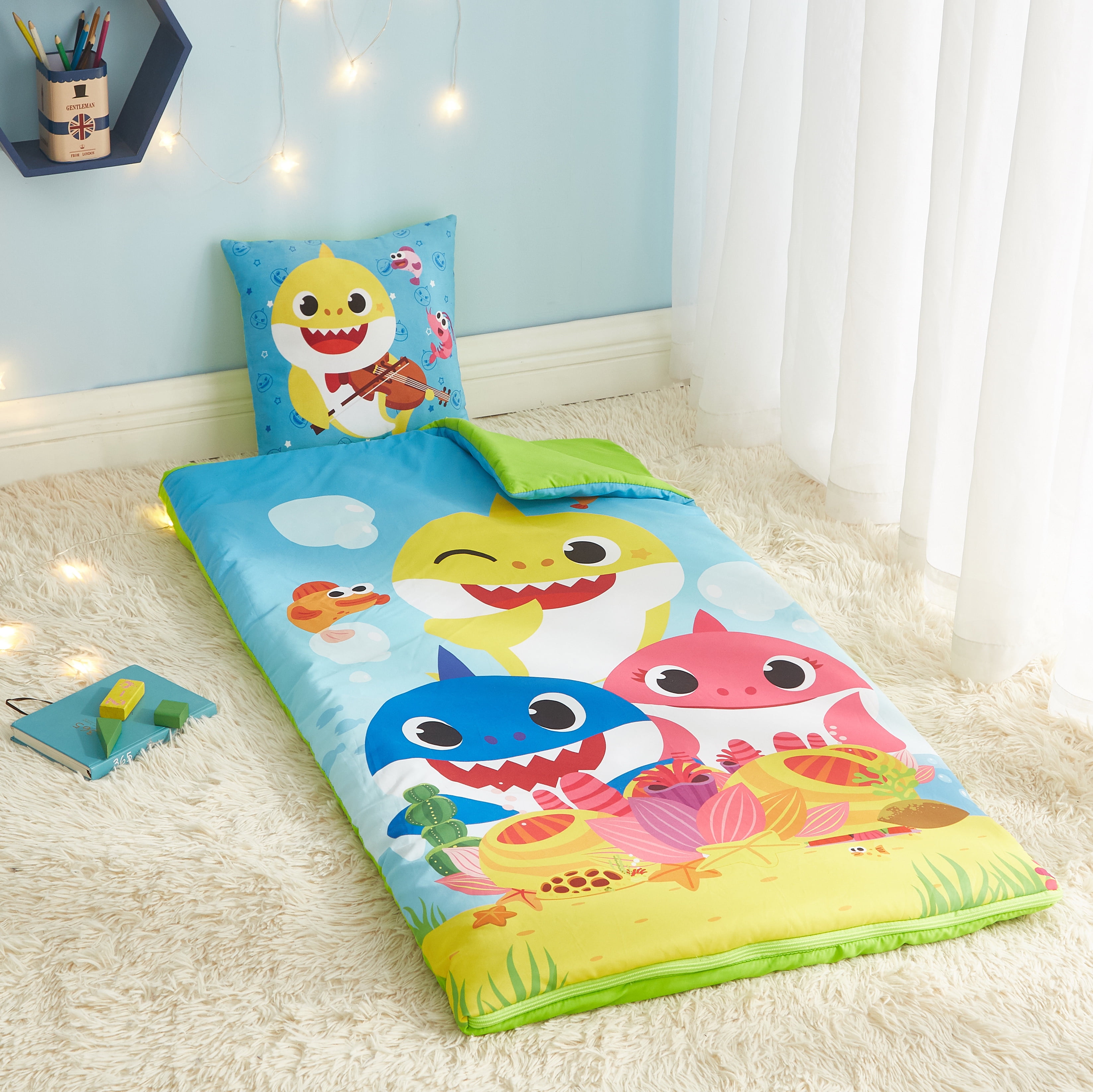 Nickelodeon Baby Shark Doo Doo Doo Slumber Bag with Pillow