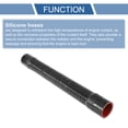 thumbnail image 4 of 1 Pc Manguera de Silicona con Rosca de 48mm / 1.89" ID 500mm / 19.69" Longitud 0° Negro por Fuera y Rojo por Dentro para Refrigerante Universal, 4 of 7