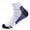 Purple, variant on Ankle Compression Sock for Men and Women, Low Cut Compression Running Sport Sock with Ankle Support