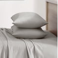 thumbnail image 3 of Brielle Home 400 Thread Count Cotton Sateen Sheet Set Collection, 3 of 6