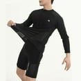 thumbnail image 5 of Men's Swimsuit Set With Short - Sleeved Swimming Drying Shirt And Five - Point Pants Men's Swimwear, 5 of 7