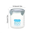 thumbnail image 4 of 3PCS Food Storage Container Set Clear Pantry Storage Container Cereal Container, 4 of 10