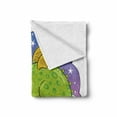 thumbnail image 2 of Dragon Soft Flannel Fleece Throw Blanket, Nighttime Sleep on a Fluffy Cloud, Cozy Plush for Indoor and Outdoor Use, 50" x 70", White Multicolor, by Ambesonne, 2 of 6