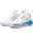 White Blue, variant on Men's Breathable Lightweight Mid-Top Basketball Running Shoes - White with Purple & Blue Accents, Fabric Upper & Rubber Sole, Cushioned Comfort for Gym, Jogging, Casual Wear, Gym Footwear, Stylish