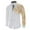 Blanc, variante sur Manches pour Hommes, Manches Longues pour Hommes, Mode Hommes Décontractée Sport Mode Imprimé Ajusté Haut/chemise à Col à Revers à Manches Longues