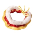 thumbnail image 3 of Collar de gato tejido a mano jinwen bufanda babero de ganchillo para cachorro M, 3 of 8