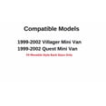 thumbnail image 3 of Movable Rear Back Window Back Tailgate Glass Compatible with Nissan Quest/Mercury Villager 1999-2002 Models, 3 of 6