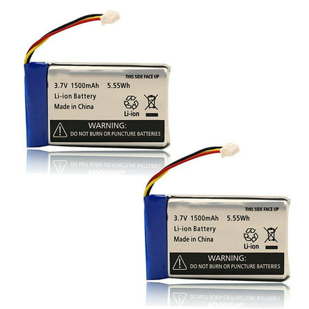 2-pack rechargeable lithium ion replacement battery for infant optics baby monitor