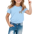 thumbnail image 4 of ibiyuan Autism Awareness Shirt For Kid-Autism Month Tee Tops April Be Kind Short Sleeve Boy Girl Teen Toddler,Light Blue, 4 of 7
