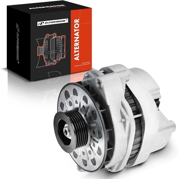 A-Premium Alternator Compatible with Buick LeSabre 1995, Park Avenue 1994-1995 & Pontiac Bonneville 1994-1995 & Oldsmobile 88 1995, 98 1994-1995, 3.8L,12V 110A 4-Groove Pulley Clockwise