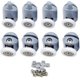 thumbnail image 1 of Rodillos para mampara de ducha, 8 piezas, rodillos para mampara de ducha, rodillos deslizantes para mampara de ducha, rodillos para mampara de ducha de baño, 23 mm, 1 of 4
