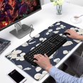 thumbnail image 2 of Long Mouse Pads for Desk,Pioneer Flower Floral Print Pattern Desk Mats on Top Of Desks, Desk Mouse Pad Extra Large with 3mm Non-Slip Base and Stitched Edge for Gaming,Office,Work,Home 31.5"x15.7", 2 of 6