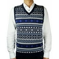 thumbnail image 2 of Blue Ocean Mens Jacquard Sweater Vest (sv-670), 2 of 5