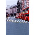 thumbnail image 3 of MOHome 5x7ft New York Street Backdrop Photography Background Cityscape Red Bus Ancient Building Road Lamp Spring Outdoor Travel Kids Adults Photo Studio Props, 3 of 5