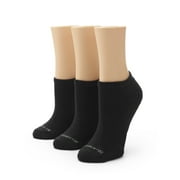 No Nonsense Women's Soft & Breathable Cushioned No Show Socks 3 Pair Pack, One Size