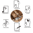 thumbnail image 6 of Caltero Wood Wallpaper Peel and Stick Wallpaper, Wood Plank Contact Paper for Bathroom Kitchen Walls 17.72 in.x 9.83 ft. Roll, 6 of 10