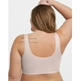 Hanes Just My Size Pure Comfort FrontClose Seamless Bra Sandshell 5X