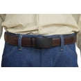 thumbnail image 2 of Marshal Men's Genuine Leather Ratchet Dress Belt With Automatic Buckle Brown Buckle1, 54", 2 of 9
