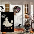 thumbnail image 5 of Halloween Garden Flag Funny Hen Boo Vertical Double Sided Flag Farmhouse Burlap Outdoor Yard Decorations 12.5x18 Inch, 5 of 6