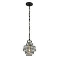 thumbnail image 4 of Varaluz Flow 1-Lt Twist Mini Pendant - Matte Black/French Gold, 4 of 4