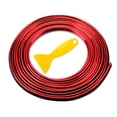 thumbnail image 1 of 2 piezas de moldura interior de coche de 5 m, tira de moldura de línea interior flexible para accesorios universales de coche (rojo), 1 of 5