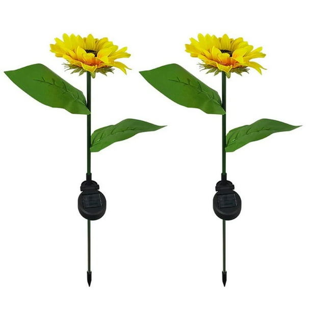 Matsuzay Luz de girasoles solares para exteriores, IP65, resistente al agua, para jardín, camino, parque, Patio, porche, decoración de pasarela, Iluminación y accesorios cabeza única Matsuzay HA073198-01