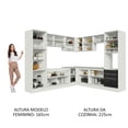 thumbnail image 5 of Cocina Integral Completa Modular Madesa Lux 546cm BN 02, 5 of 5