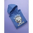 thumbnail image 3 of Cool Dog, Man! Hoodie Men -Image by Shutterstock, Male x-Large, 3 of 4