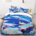 thumbnail image 3 of Funda nórdica Juego de cama de dibujos animados de Sonic Juego de cama suave y cómodo Adecuado para el hogar Decoración impresa en 3D Regalos para niños, 3 of 5