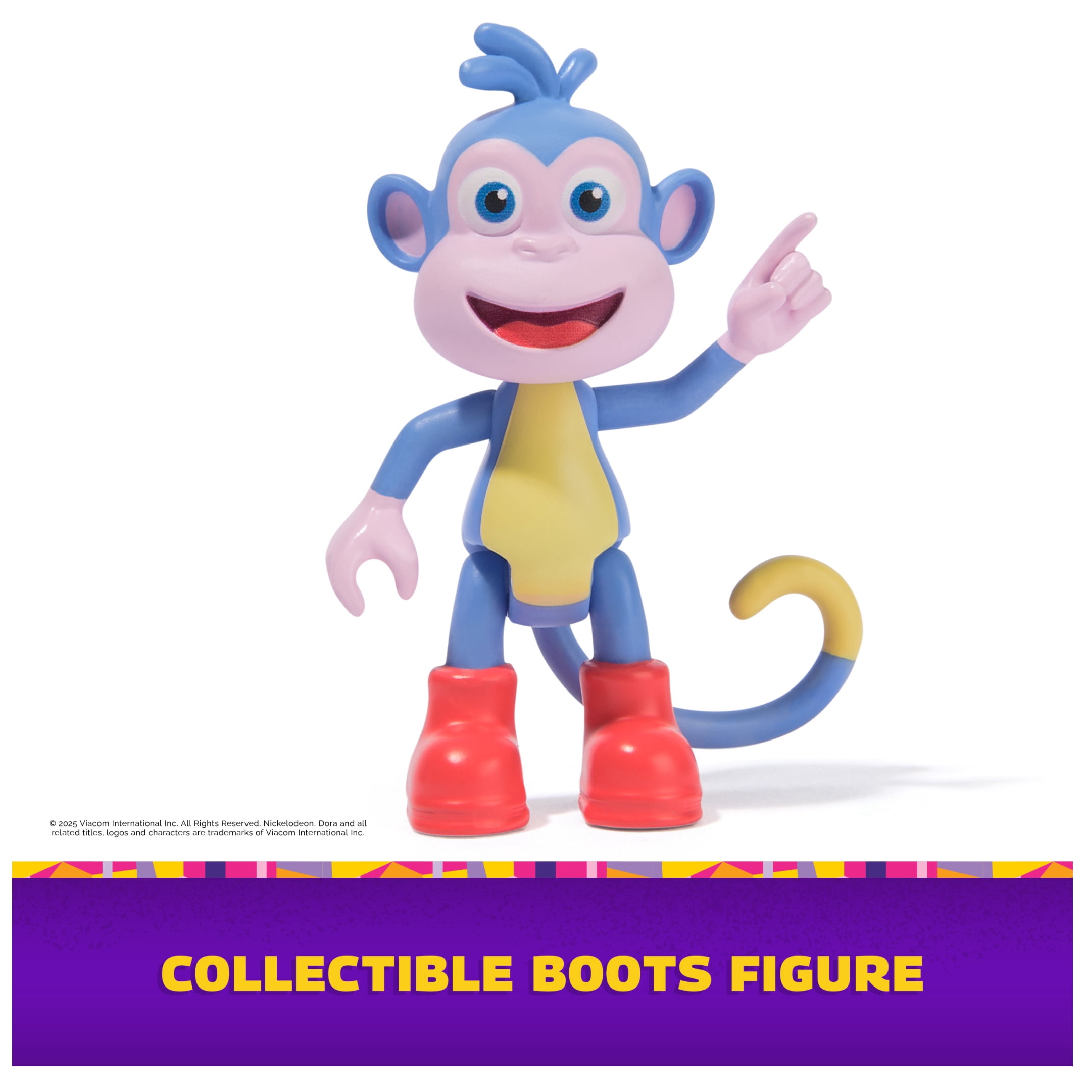 Dora the Explorer, Best Friends Dora & Boots Set, 6-inch Doll, Boots Figure & Accessories for Kids 3 and up