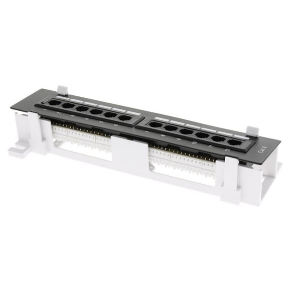 de de Trapezoidal de 12 Puertos UTP cat six / Engrosados Pulgadas