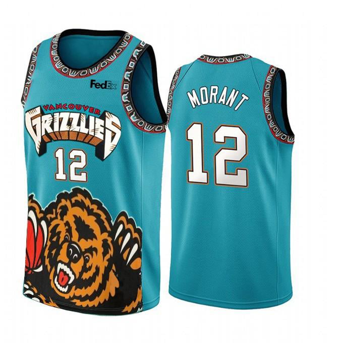NBA_ Basketball Jerseys Grizzlies''Ja 12 Morant Memphis''Jokic 15