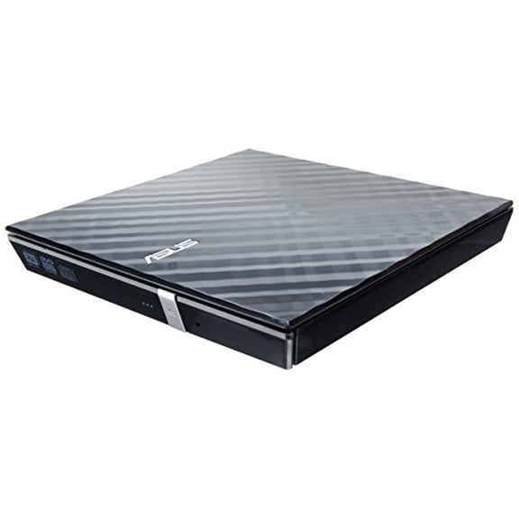 Asus SDRW-08D2S-U DVD RW Optical Drive - External - PC/Mac Compatible - Black