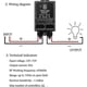 thumbnail image 2 of Wireless Remote Switch, Rf Dc 12v/24v/48v/72v Remote Switch, 40a Relay, 328ft Long Harness., 2 of 5