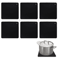 thumbnail image 1 of Paquete de 6 salvamanteles de silicona para ollas y sartenes calientes, almohadilla caliente de silicona multiusos antideslizante y resistente al calor, 1 of 5