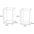 thumbnail image 2 of Portalápices transparente, paquete de 2, organizador de papelería acrílico para accesorios de escritorio para el hogar, la escuela y la oficina Fokelyi WRMH-1159-1, 2 of 7