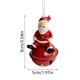 thumbnail image 2 of Adorno de Papá Noel pequeño de metal para colgar en Navidad, colgante festivo para el hogar, 2 of 4