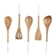 thumbnail image 2 of 5x utensilios de cocina de madera, utensilios de cocina, regalo de inauguración de la casa, cuchara esquinera, utensilios de cocina, elementos, 2 of 9