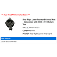 thumbnail image 2 of Rear Right Lower Rearward Control Arm - Compatible with 2008 - 2010 Saturn Vue 2009, 2 of 2