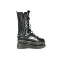 thumbnail image 3 of Hades Shoes H-Stetchen Platform Boot With Seven Buckle Straps 6 / Black, 3 of 5