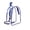 Blue, variant on Dpityserensio Clear Backpack, Heavy Duty PVC Transparent School Bag, Large Capacity See Through Clear Bag for Stadium Events College Security Travel