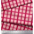 thumbnail image 2 of Soimoi Cotton Voile Fabric Check Check Printed Fabric 1 Yard 56 Inch Wide, 2 of 5
