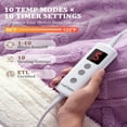 thumbnail image 5 of Danolapsi Heated Throw Blanket,Soft Flannel Heating Blanket with with 8 Hours Auto Off,10 Fast Heating Levels,Machine Washable,Machine Washable,OverHeat Protection, 5 of 9