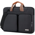 thumbnail image 1 of Bolso de hombro para portátil Lacdo 360° con protección de 13 pulgadas, negro, 1 of 7