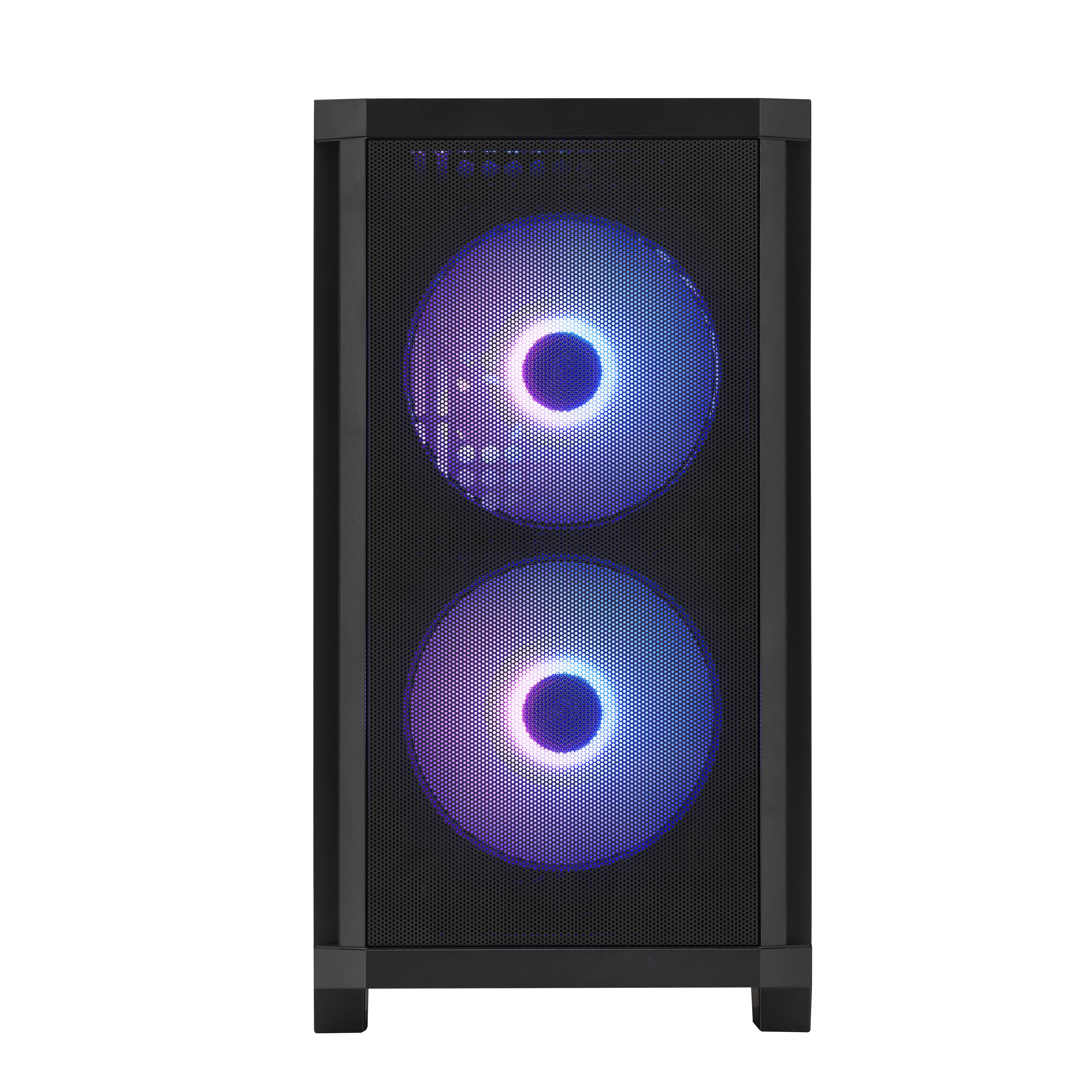 Rosewill FBM-X3 Black Micro ATX Mid Tower Case - Full Mesh Panel, High Airflow Design, 3x PWM ARGB Fans, Pre-Installed 650W 80+ Gold PSU