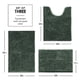 thumbnail image 3 of Juego de alfombras de baño Hearth & Harbor Chenille, antideslizantes, color verde cazador, 3 of 8