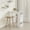 White, variant on vidaXL Bar Table Kitchen Pub Bistro Table with Storage Rack Engineered Wood