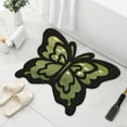 thumbnail image 6 of Zhourta Floor Mat 12x16 Inch Non Slip Absorbent Unique Butterfly Shape Decorative Waterproof Rug for Bathroom Kitchen Entryway, 6 of 6