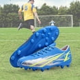 thumbnail image 4 of NOKIO Junior Students Soccer Shoes Boys Girls Spikes Football Shoes Student Grass Training Shoes Outdoor Football Boots Unisex Junior Students Low Top Football Shoes Training Sneakers, 4 of 4